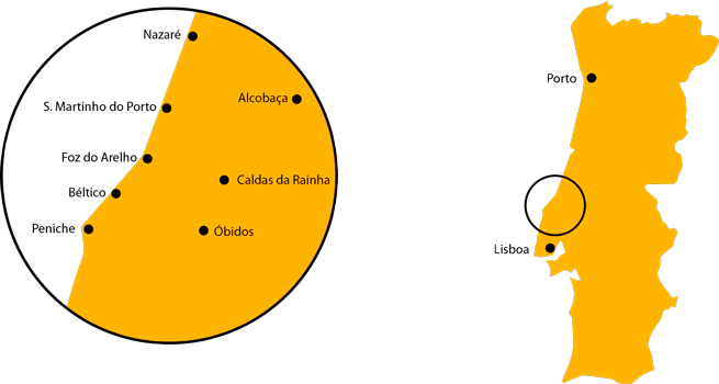 Costa de Prata - oeste Portugal